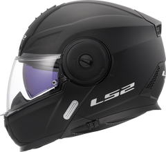 LS2 FF902 Scope II Flip Up Motorcycle Helmet - Matt Black