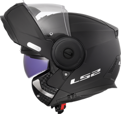 LS2 FF902 Scope II Flip Up Motorcycle Helmet - Matt Black