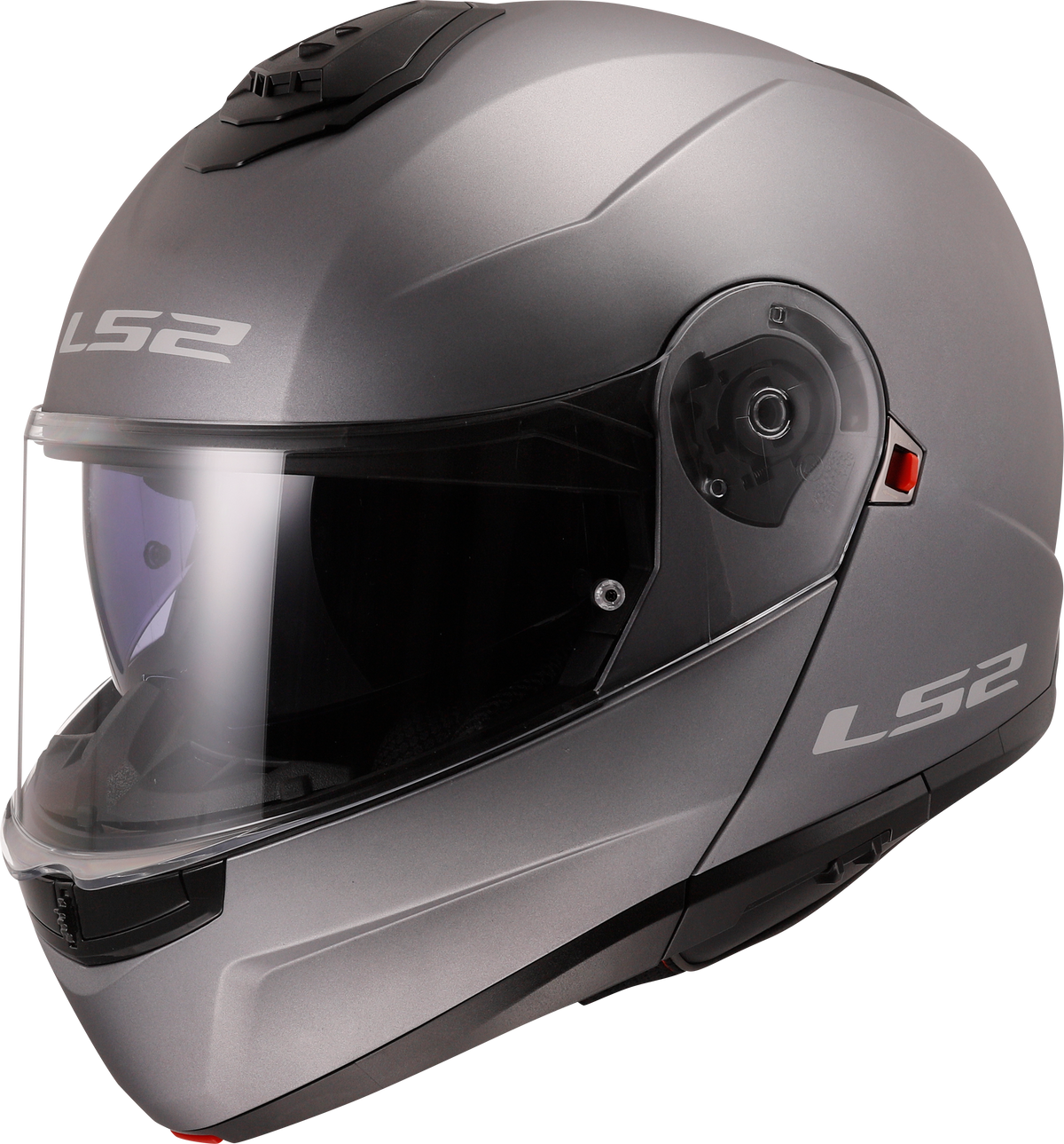 LS2 FF908 Strobe II Flip Up Motorcycle Helmet - Matt Titanium