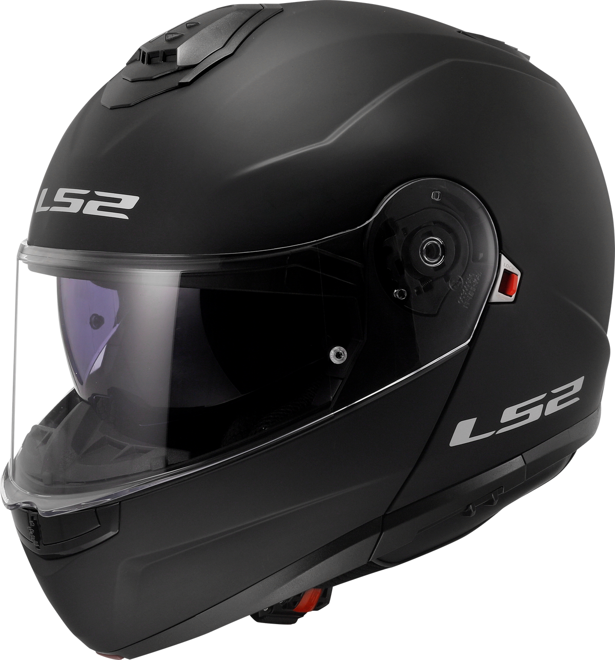 LS2 FF908 Strobe II Flip Up Motorcycle Helmet - Matt Black
