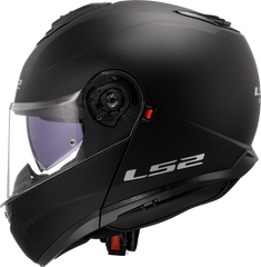 LS2 FF908 Strobe II Flip Up Motorcycle Helmet - Matt Black