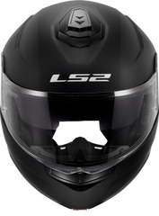 LS2 FF908 Strobe II Flip Up Motorcycle Helmet - Matt Black