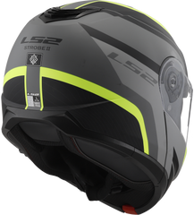 LS2 FF908 Strobe II Flip Up Motorcycle Helmet - Monza Matt Black/Yellow