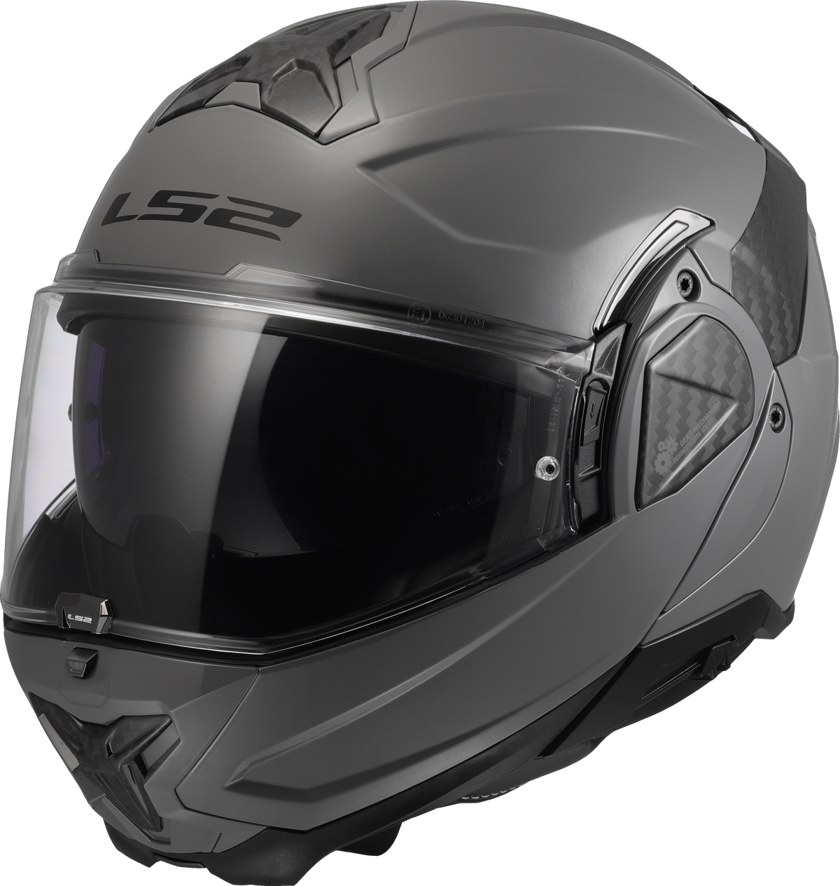 LS2 FF910 Advant II Flip Up Motorcycle Helmet - Nardo Grey