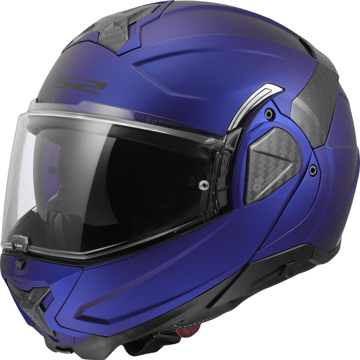 LS2 FF910 Advant II Flip Up Motorcycle Helmet - Matt Navy Blue