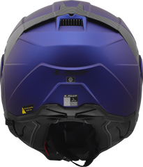 LS2 FF910 Advant II Flip Up Motorcycle Helmet - Matt Navy Blue