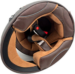 ViPER F660 Full Face Retro Motorcycle Helmet - Matt Black