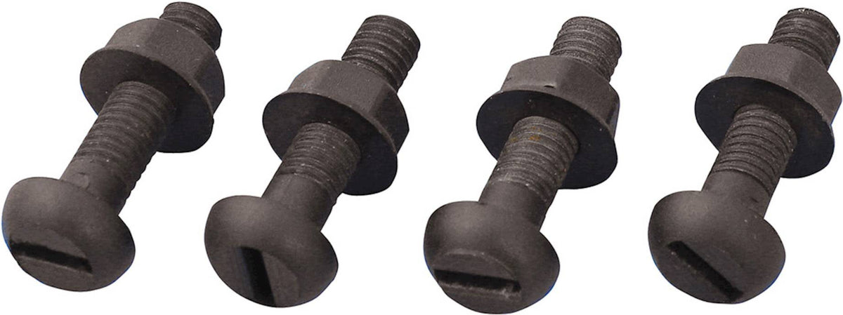 Bike It Number Plate Bolts And Nuts Black 50Pcs
