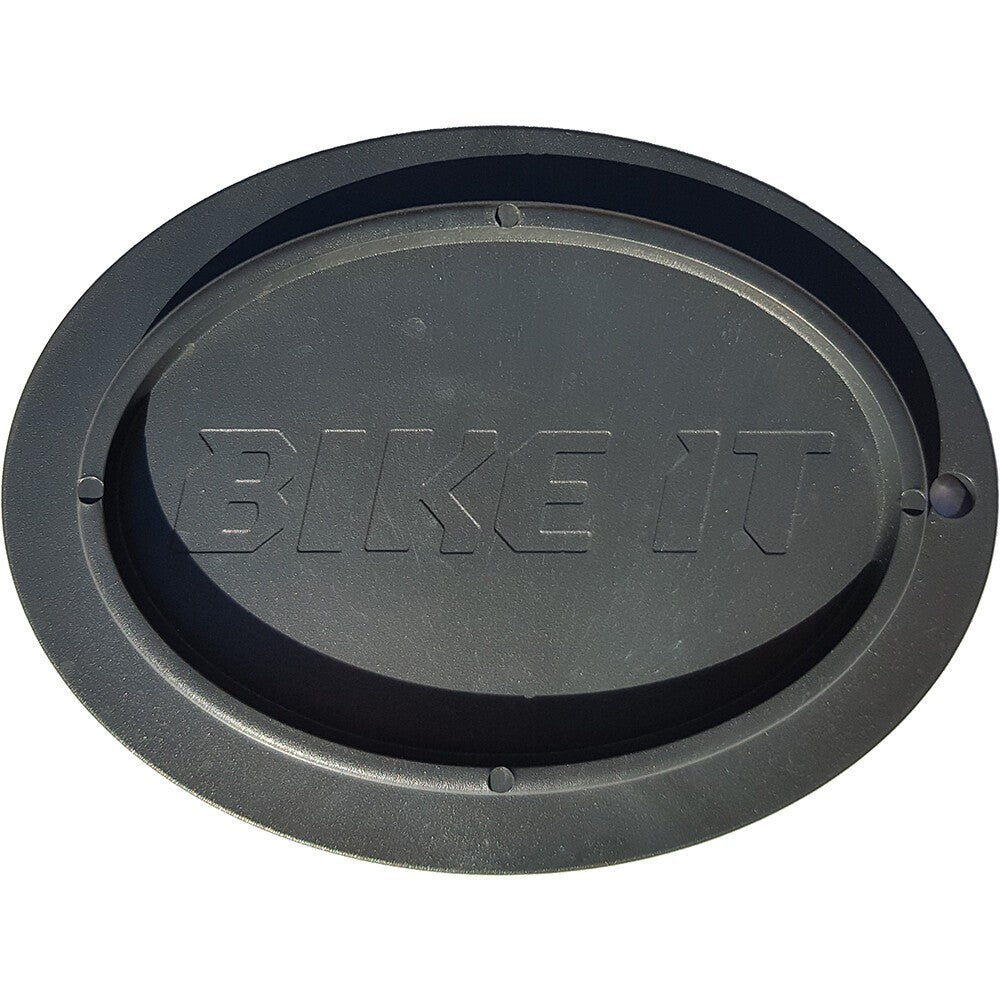 Bike It Oval Motorcycle Stand Pad - Black