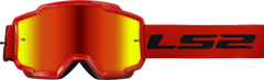 LS2 Charger Motocross Goggles - Red