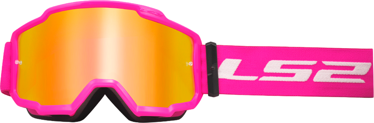 LS2 Charger Motocross Goggles - Pink