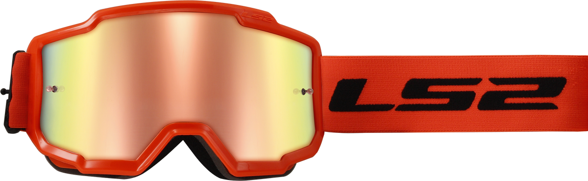 LS2 Charger Motocross Goggles - Orange