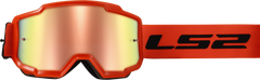 LS2 Charger Motocross Goggles - Orange