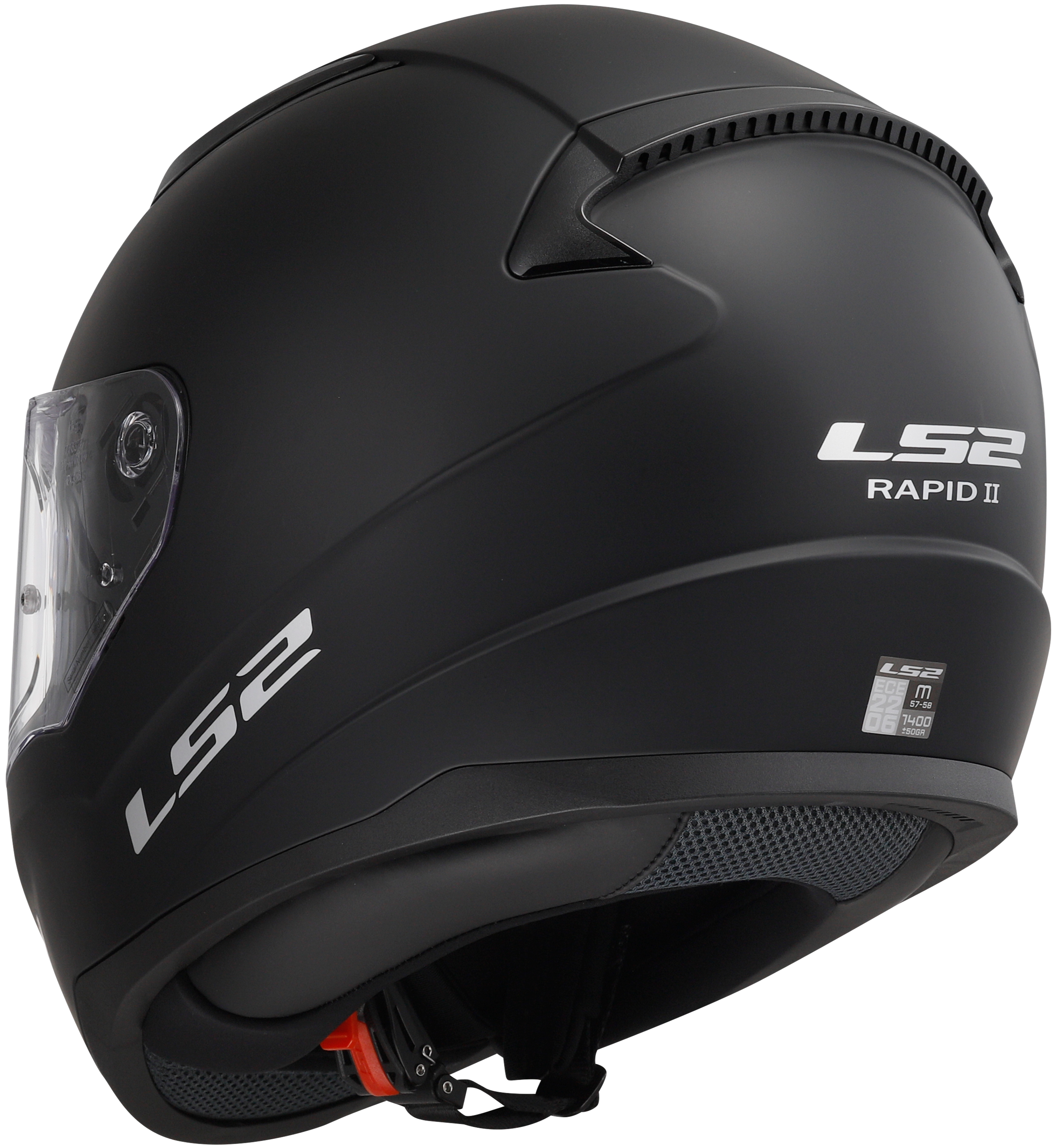 LS2 FF353 Rapid II Full Face Motorcycle Helmet - Solid Matt Black