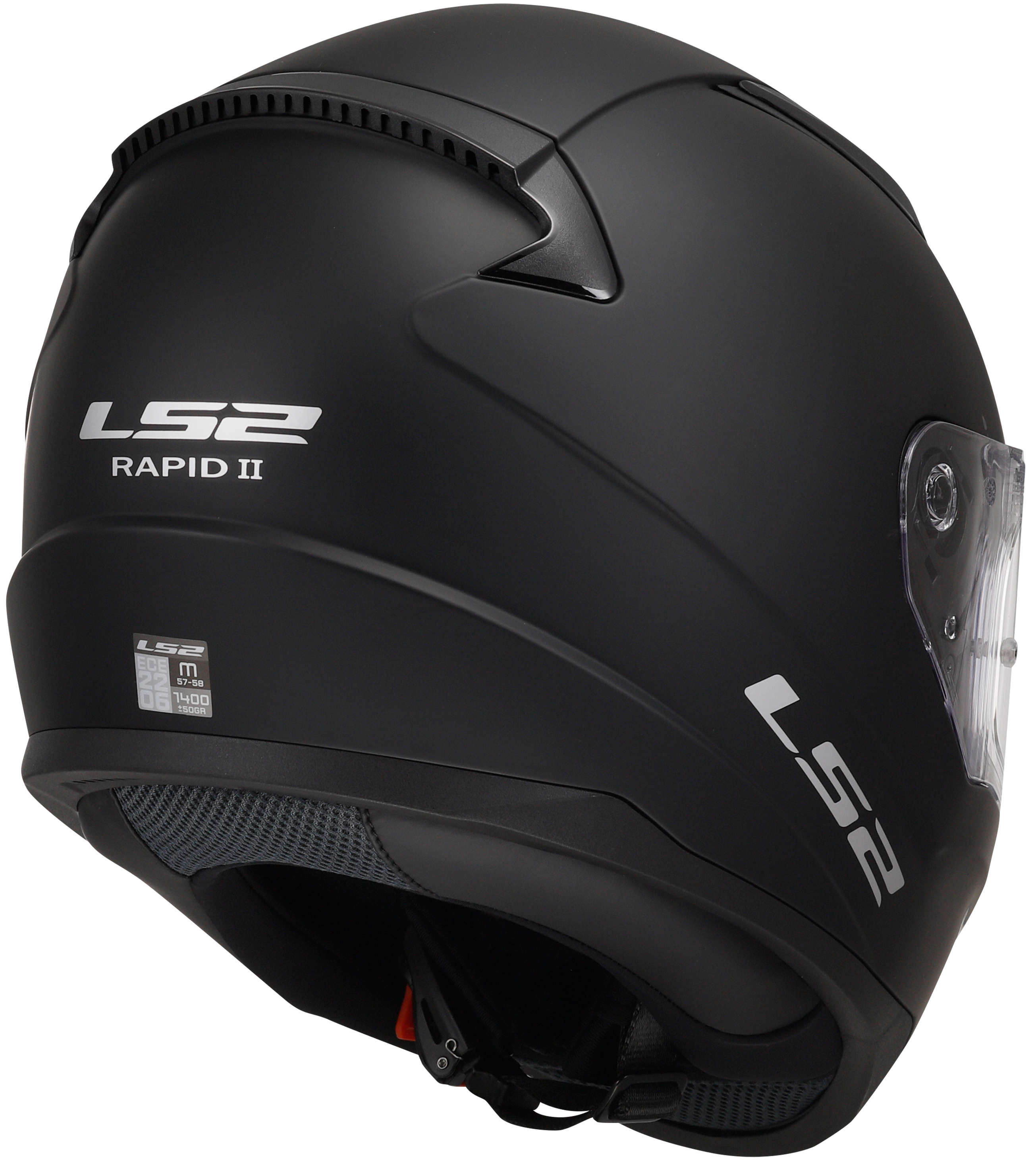 LS2 FF353 Rapid II Full Face Motorcycle Helmet - Solid Matt Black