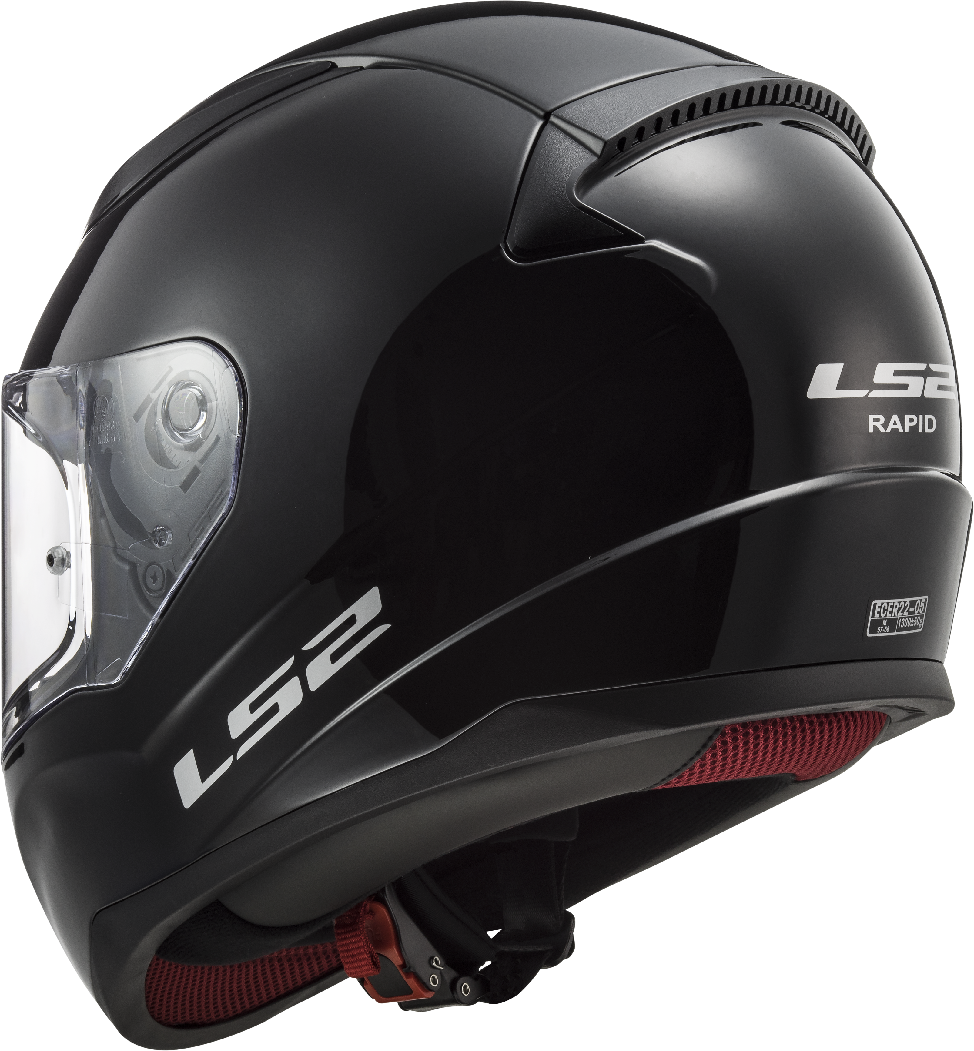 LS2 FF353 Rapid II Full Face Motorcycle Helmet - Solid Gloss Black