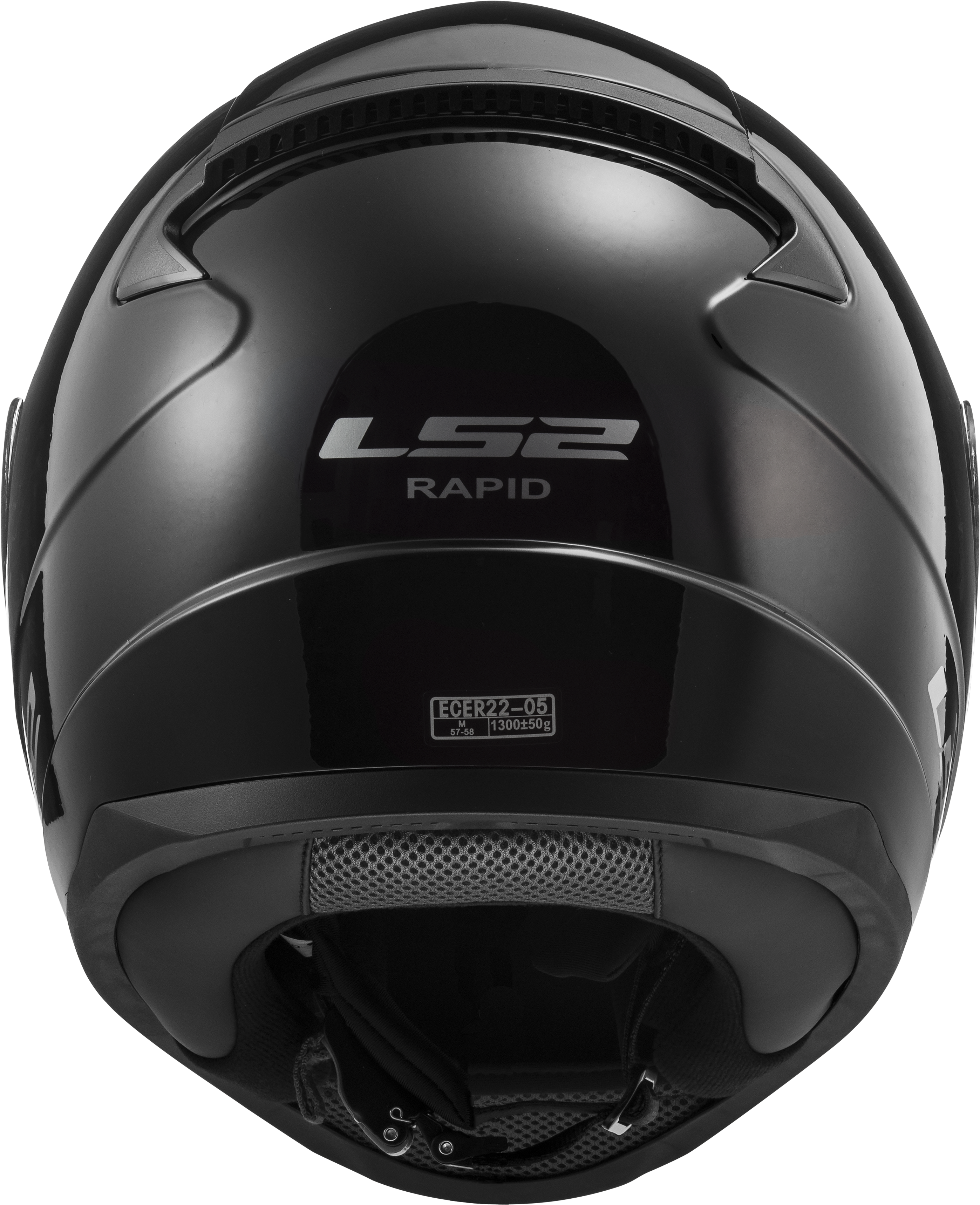 LS2 FF353 Rapid II Full Face Motorcycle Helmet - Solid Gloss Black