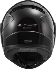 LS2 FF353 Rapid II Full Face Motorcycle Helmet - Solid Gloss Black