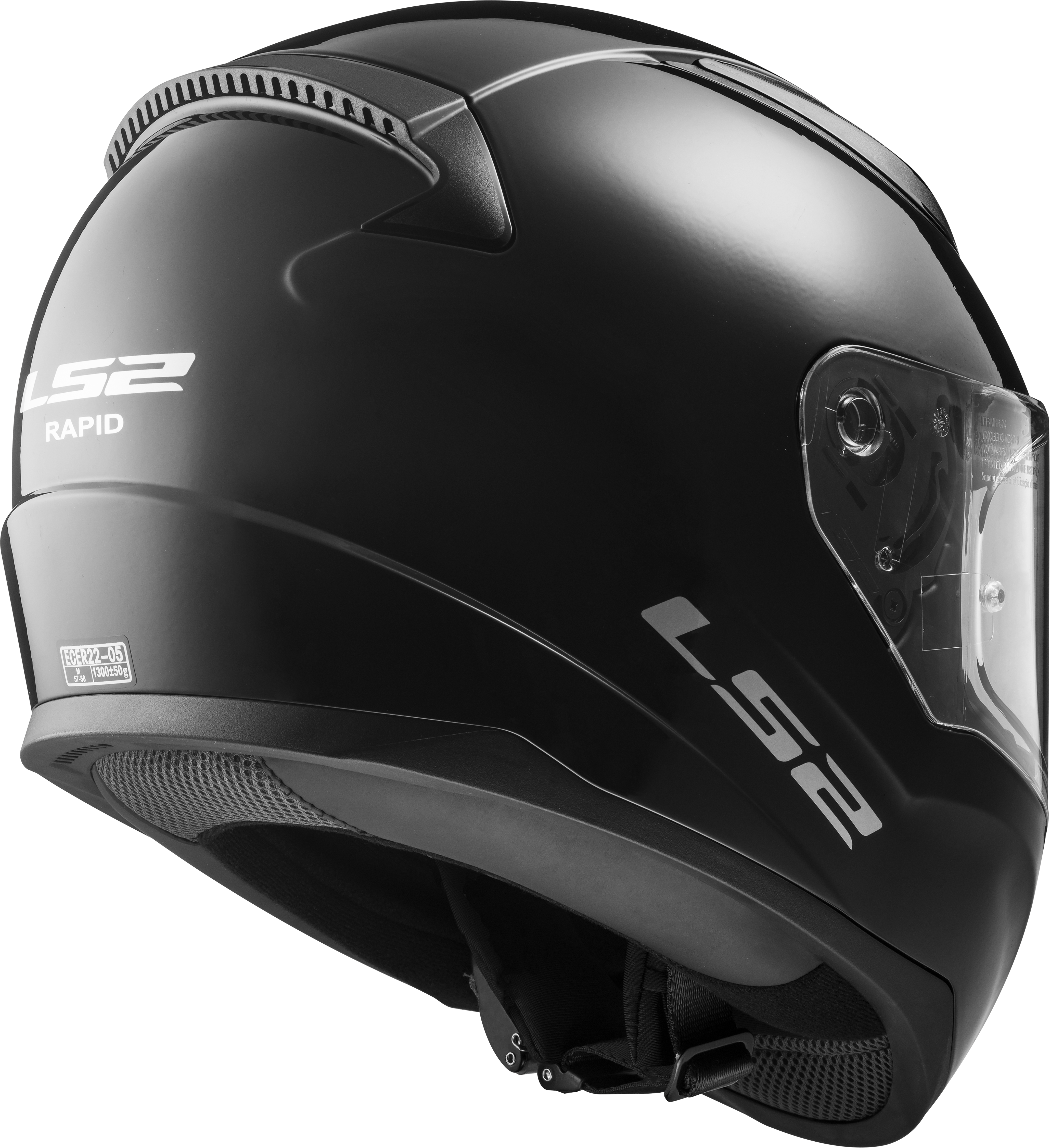 LS2 FF353 Rapid II Full Face Motorcycle Helmet - Solid Gloss Black