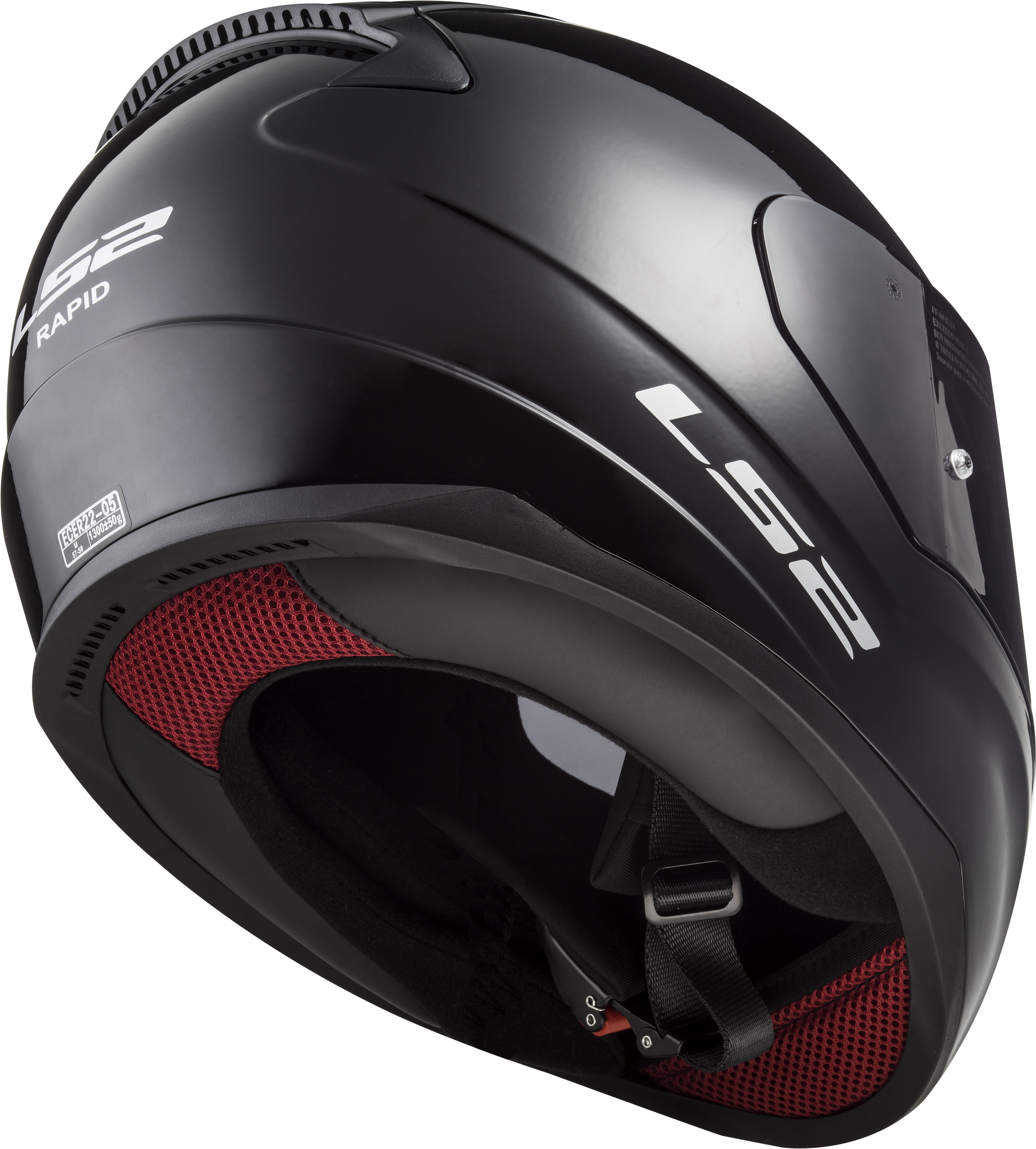 LS2 FF353 Rapid II Full Face Motorcycle Helmet - Solid Gloss Black