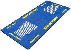 BikeTek Series 3 Blue White Yellow Garage Mat 190 x 80cm