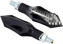 Bike It LED Blade Indicators With Black Body And Clear Lens