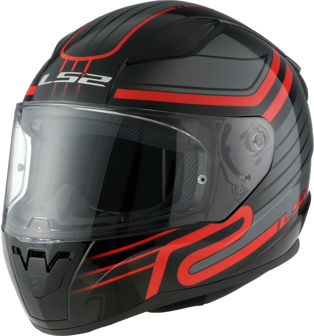 LS2 FF353 Rapid II Full Face Motorcycle Helmet - Circuit Black/Red