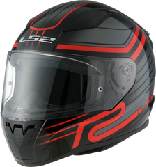 LS2 FF353 Rapid II Full Face Motorcycle Helmet - Circuit Black/Red