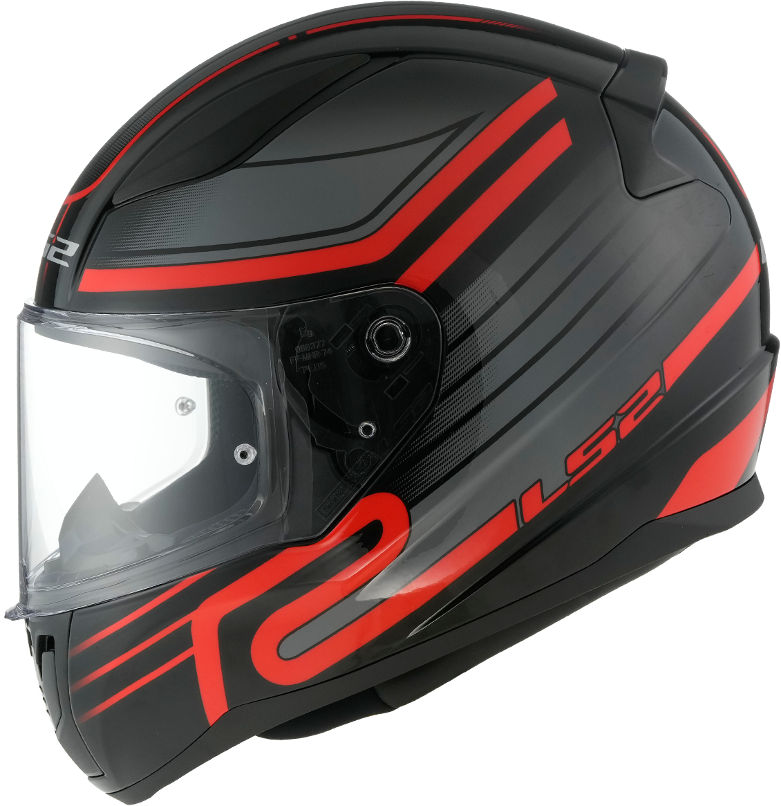 LS2 FF353 Rapid II Full Face Motorcycle Helmet - Circuit Black/Red