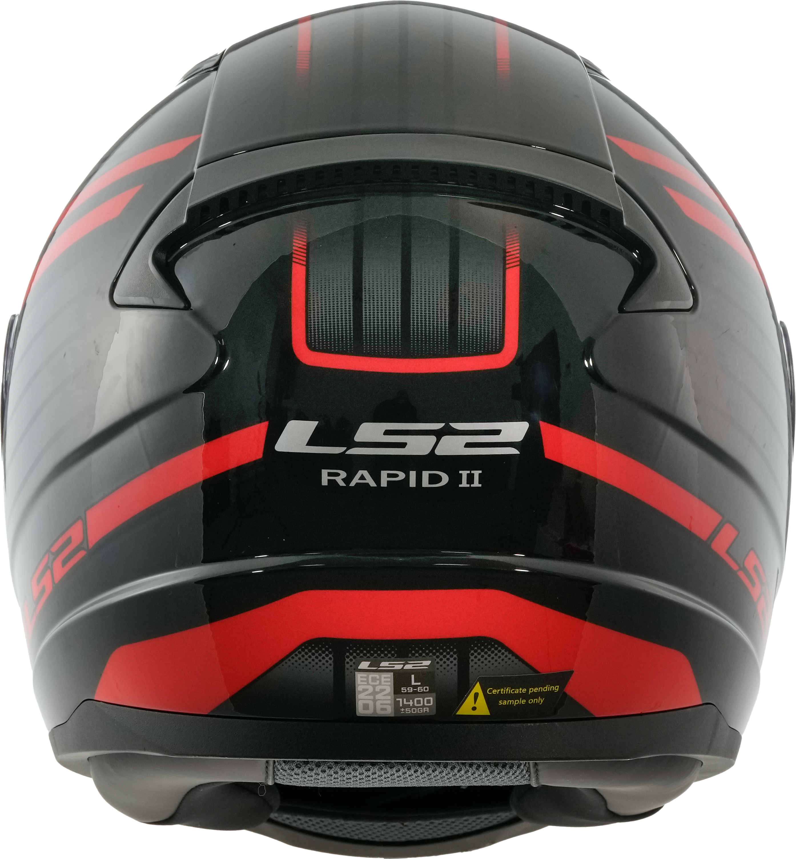 LS2 FF353 Rapid II Full Face Motorcycle Helmet - Circuit Black/Red
