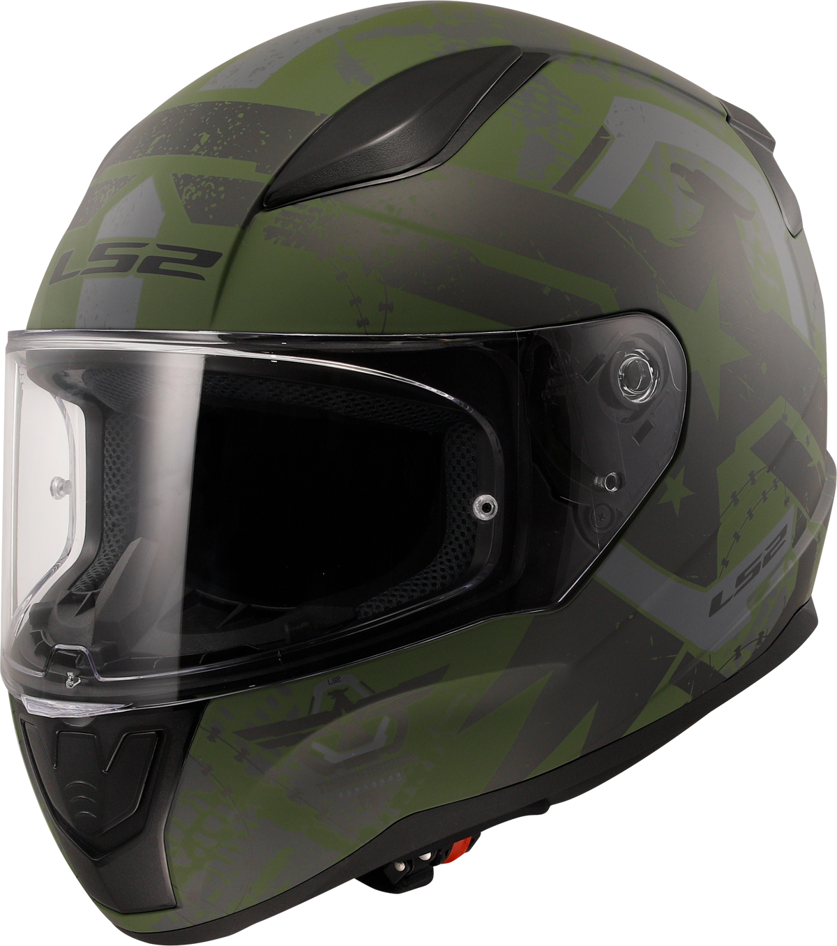 LS2 FF353 Rapid II Full Face Motorcycle Helmet - Thunder Birds Matt Military