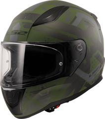 LS2 FF353 Rapid II Full Face Motorcycle Helmet - Thunder Birds Matt Military