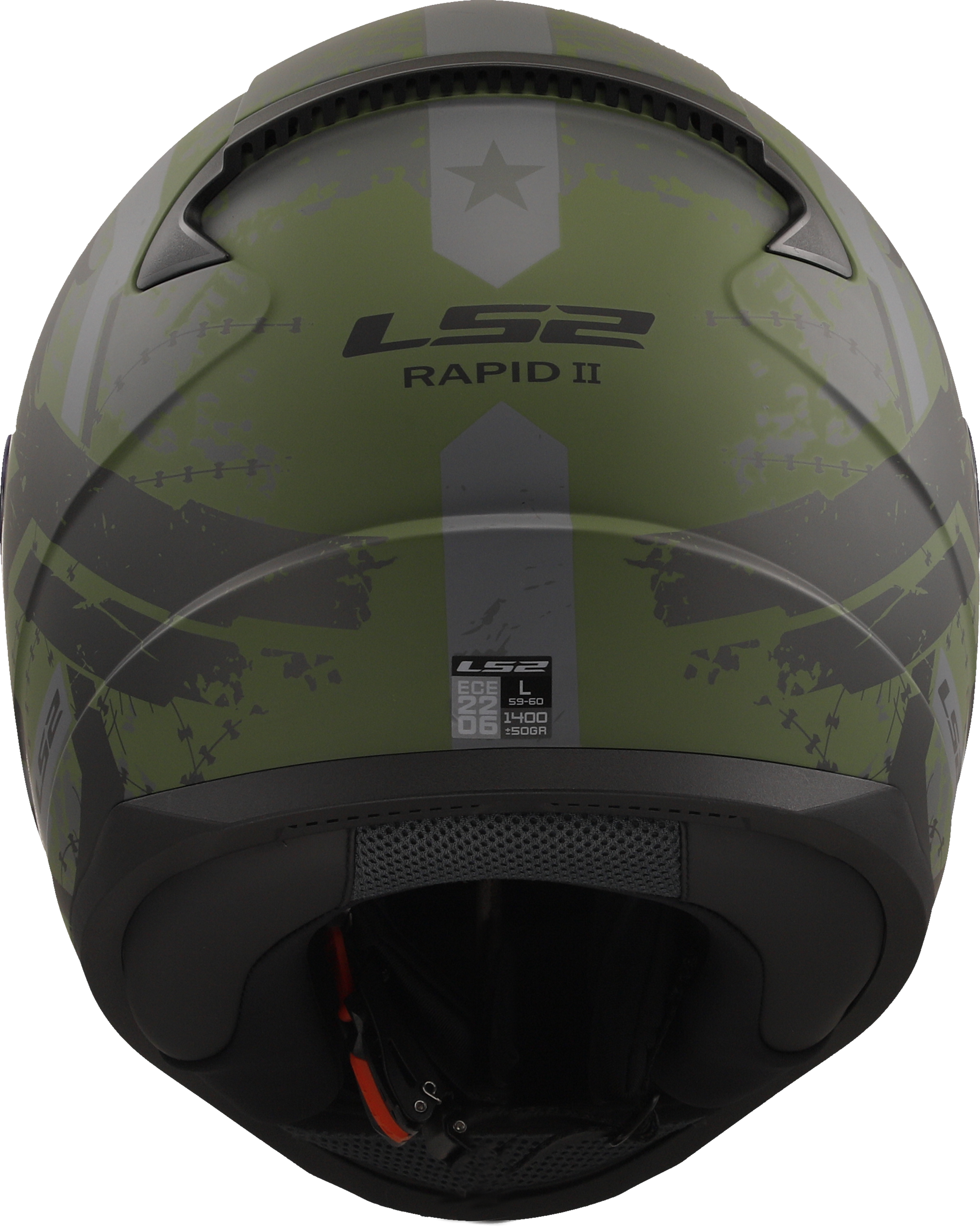 LS2 FF353 Rapid II Full Face Motorcycle Helmet - Thunder Birds Matt Military