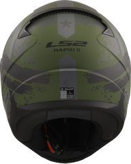 LS2 FF353 Rapid II Full Face Motorcycle Helmet - Thunder Birds Matt Military
