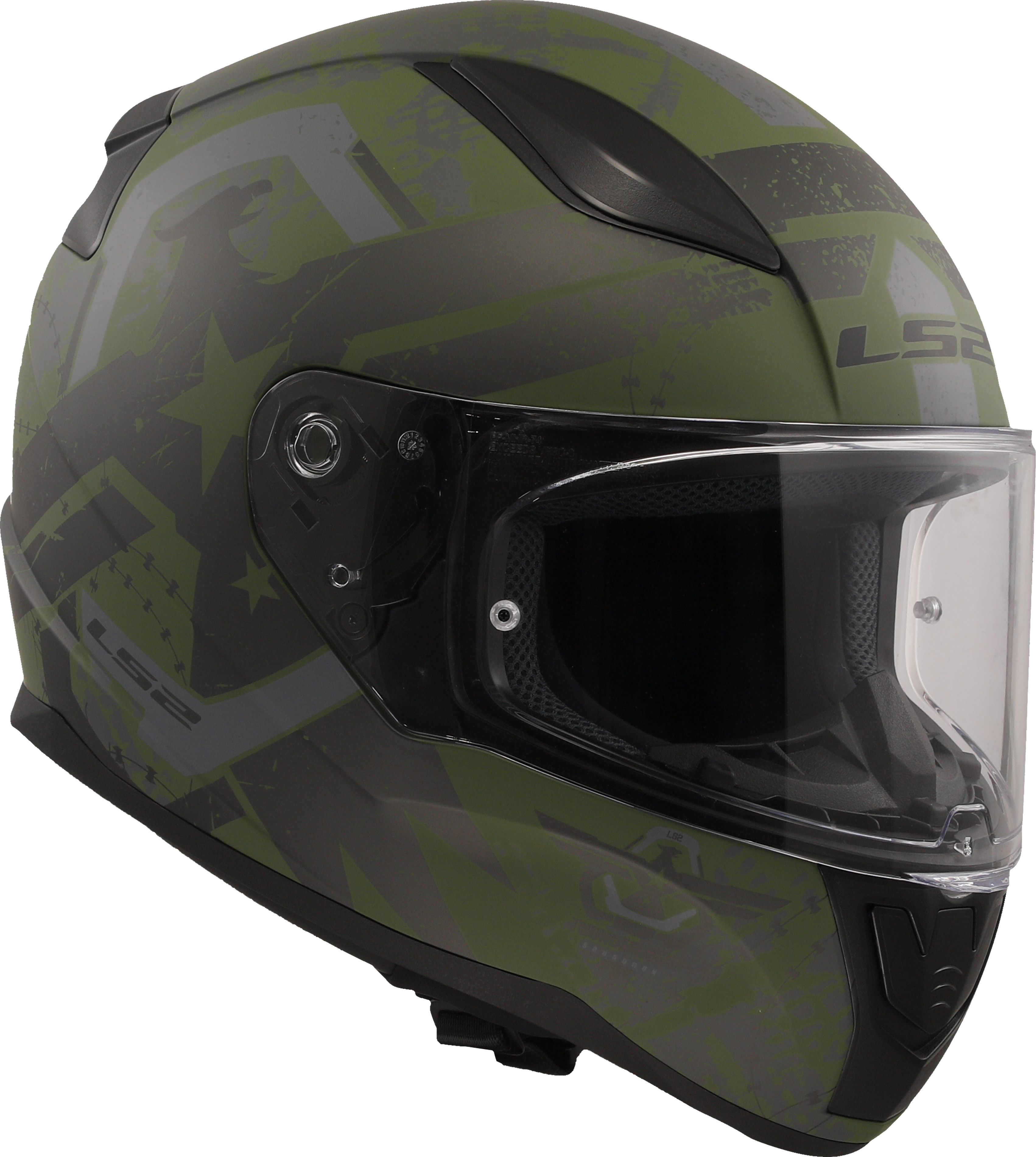 LS2 FF353 Rapid II Full Face Motorcycle Helmet - Thunder Birds Matt Military