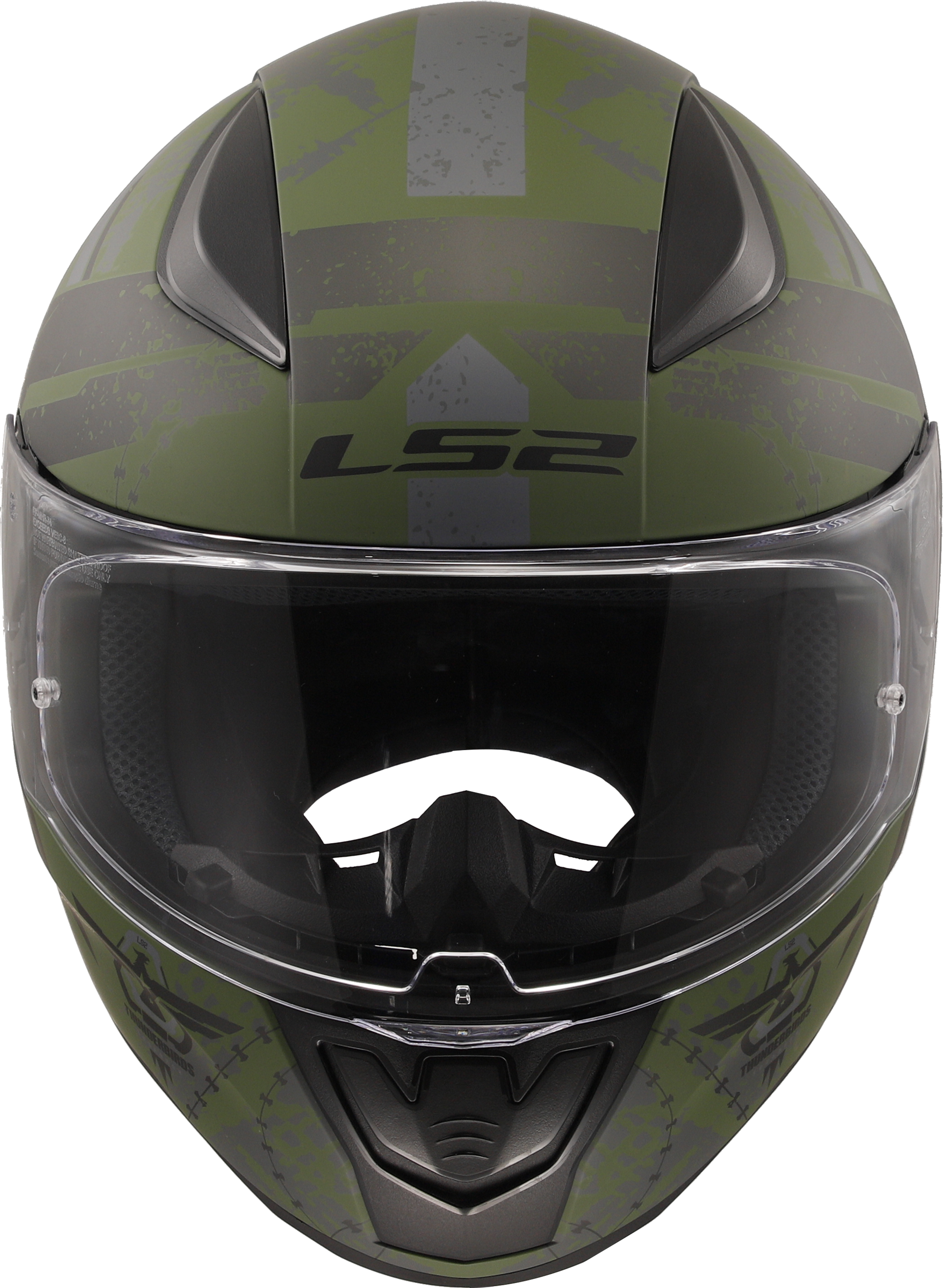 LS2 FF353 Rapid II Full Face Motorcycle Helmet - Thunder Birds Matt Military
