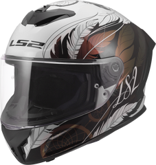 LS2 FF820 Rapid III Full Face Motorcycle Helmet - Boho White/Black/Pink