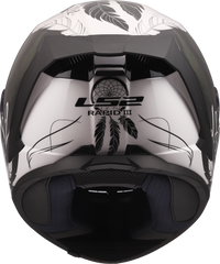 LS2 FF820 Rapid III Full Face Motorcycle Helmet - Boho White/Black/Pink