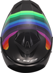 LS2 FF820 Rapid III Full Face Motorcycle Helmet - Flow Black/Multi