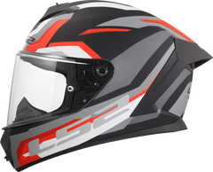 LS2 FF820 Rapid III Full Face Motorcycle Helmet - Hyper Black/Red