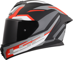 LS2 FF820 Rapid III Full Face Motorcycle Helmet - Hyper Black/Red