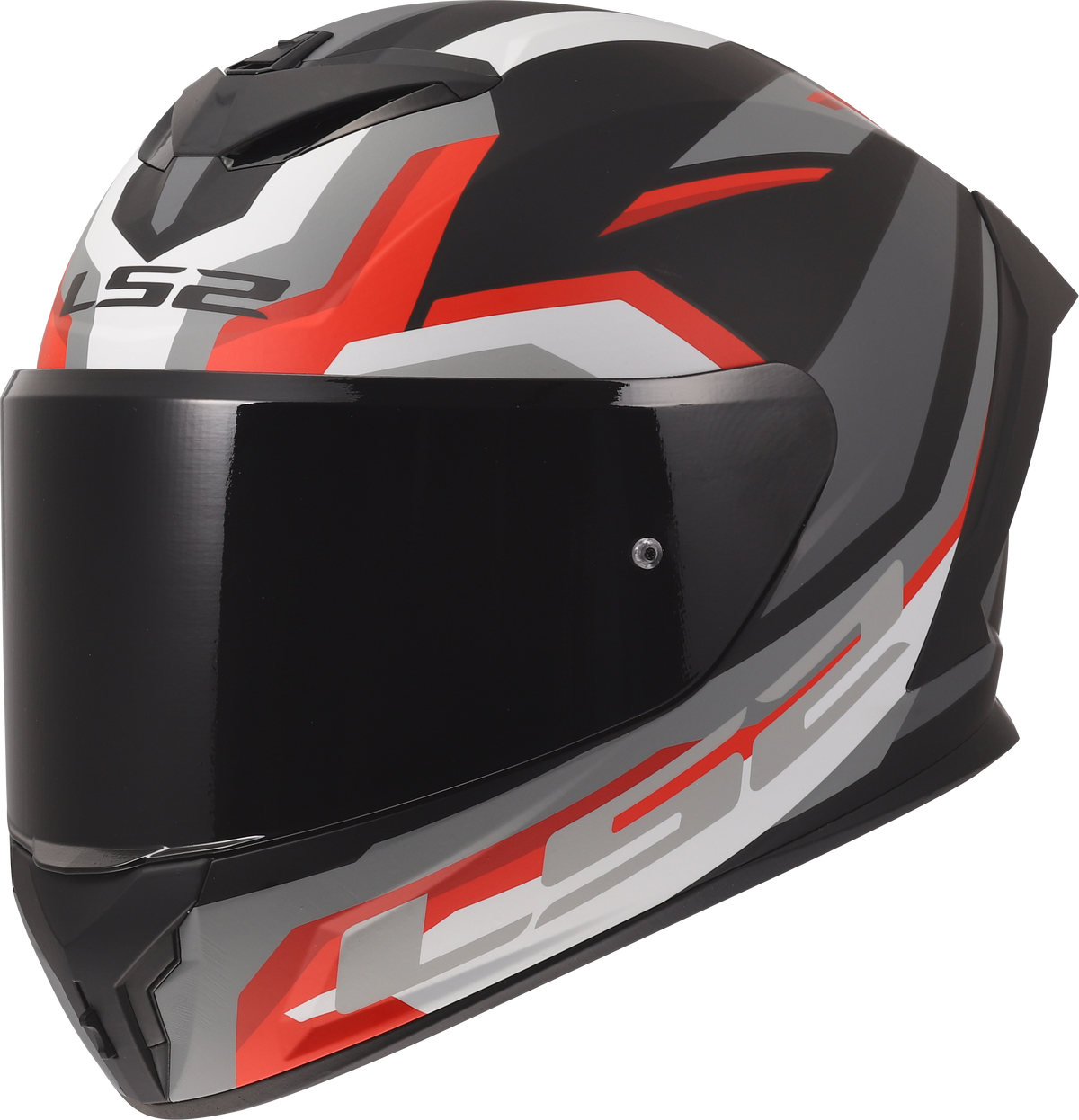 LS2 FF820 Rapid III Full Face Motorcycle Helmet - Hyper Black/Red