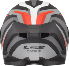 LS2 FF820 Rapid III Full Face Motorcycle Helmet - Hyper Black/Red