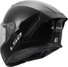LS2 FF820 Rapid III Full Face Motorcycle Helmet - Solid Gloss Black