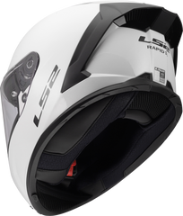 LS2 FF820 Rapid III Full Face Motorcycle Helmet - Solid Gloss White