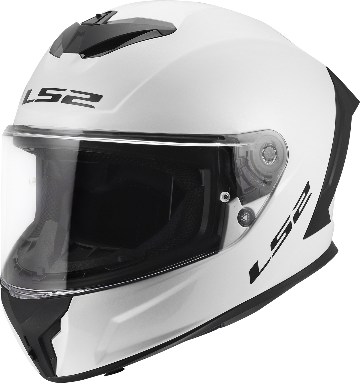 LS2 FF820 Rapid III Full Face Motorcycle Helmet - Solid Gloss White