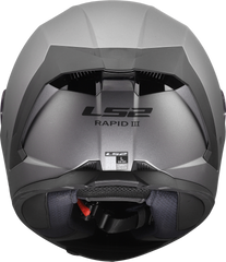 LS2 FF820 Rapid III Full Face Motorcycle Helmet - Solid Matt Titanium