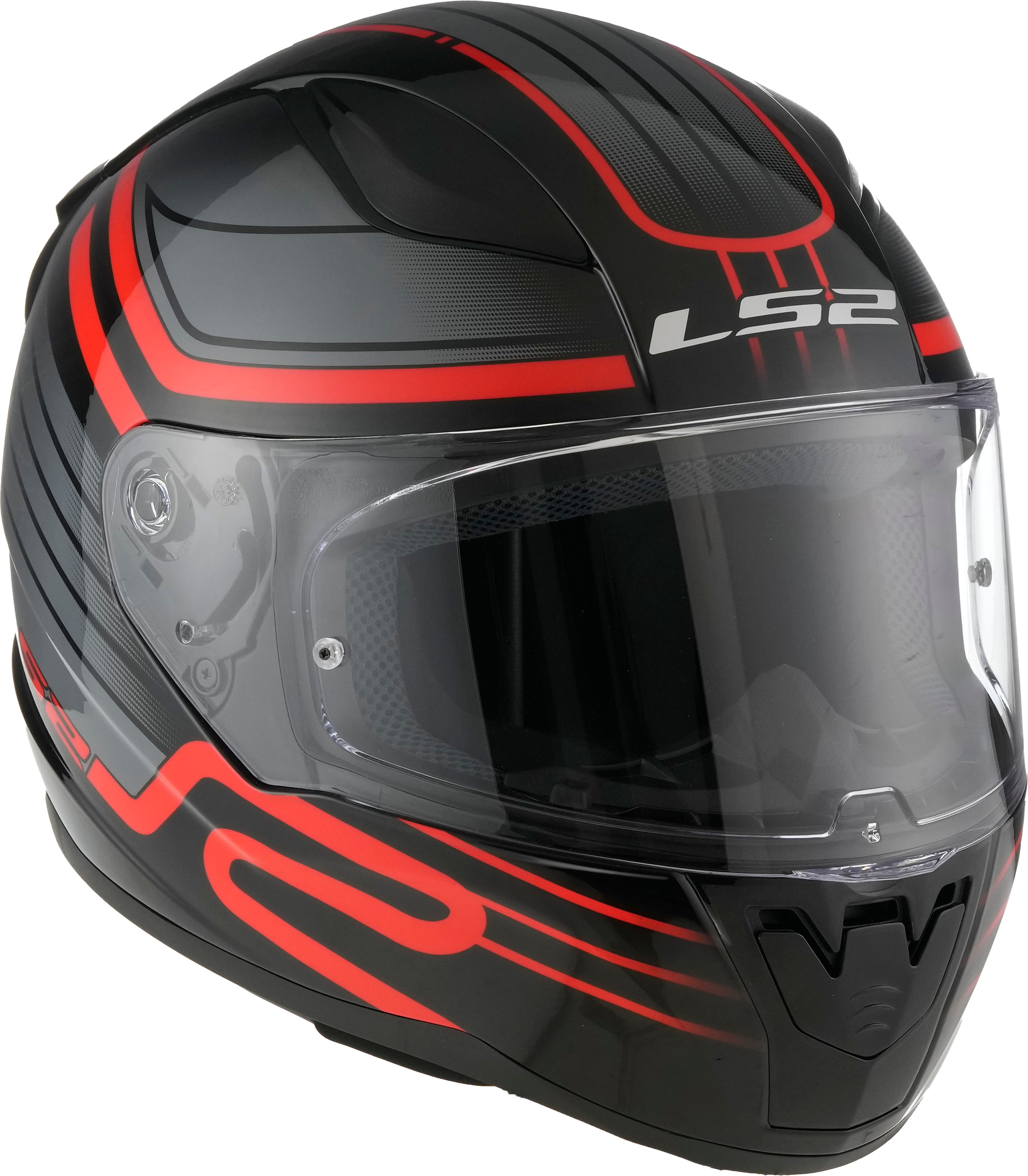 LS2 FF353 Rapid II Full Face Motorcycle Helmet - Circuit Black/Red