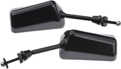 Bike It Short Carbon Look Universal F1 Mirrors