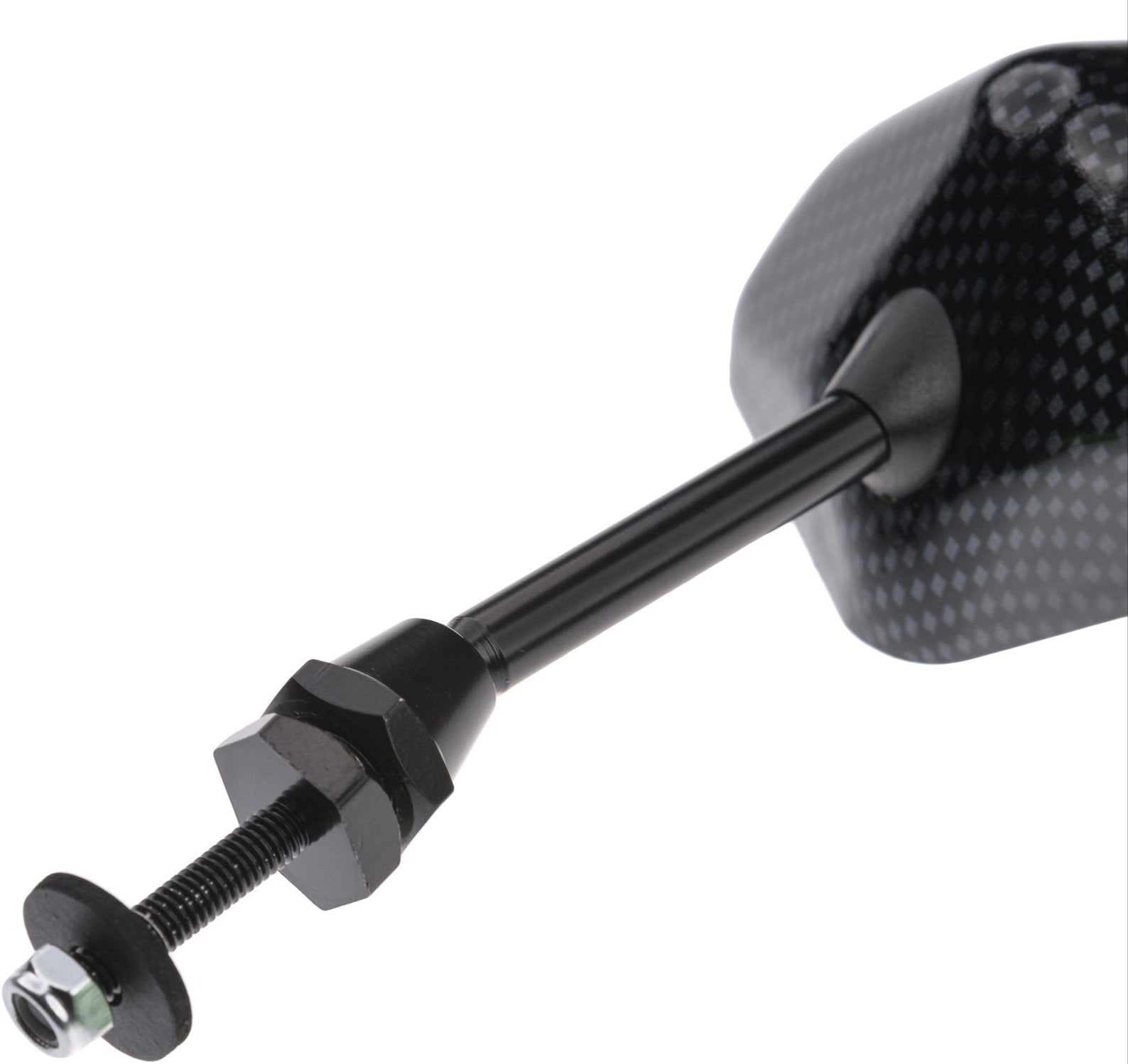 Bike It Short Carbon Look Universal F1 Mirrors